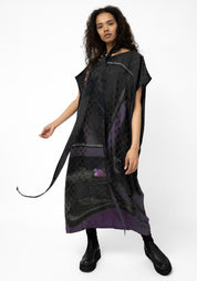 Printed Tube Dress With Removable Tie Waist