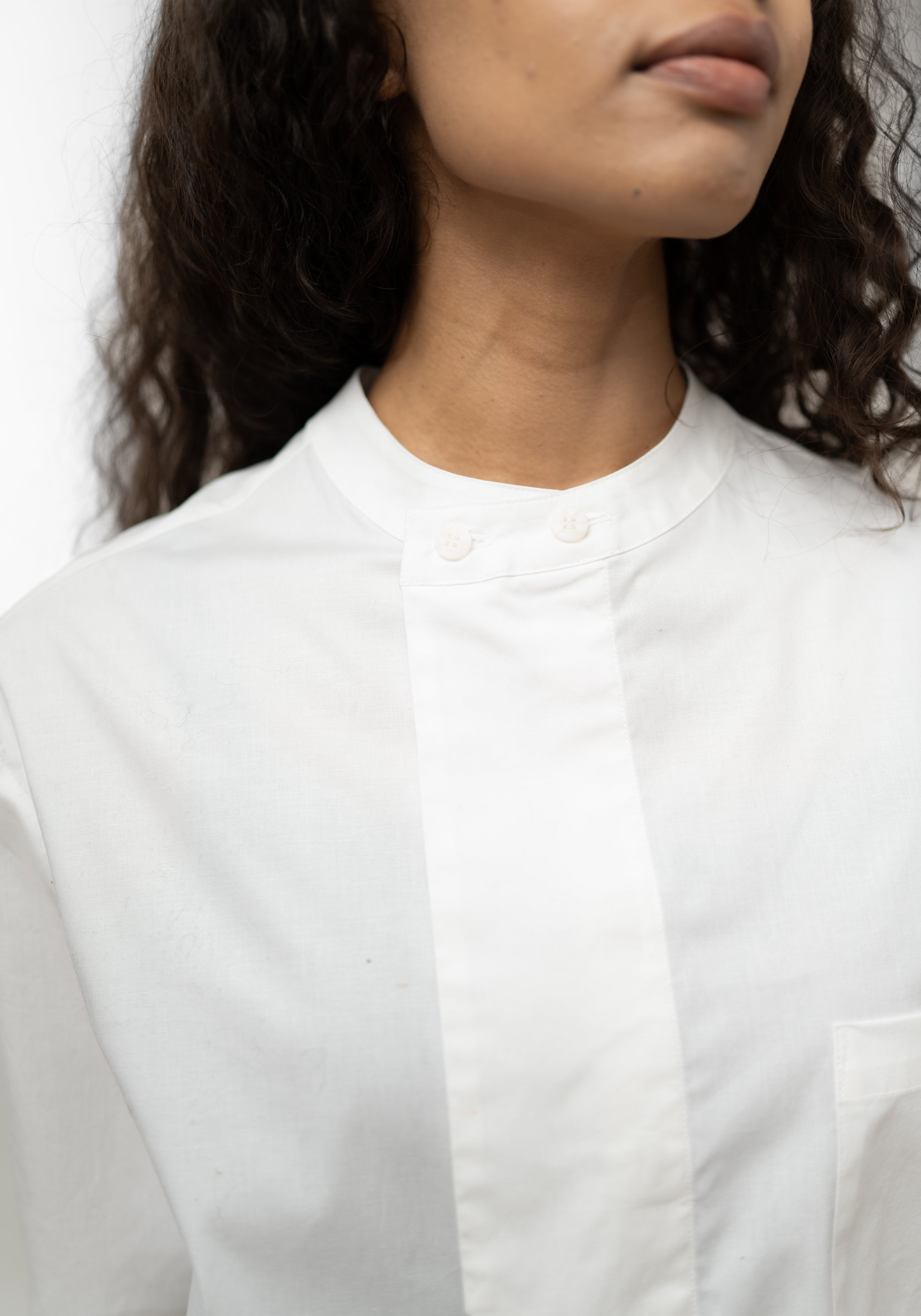 Mejor Asymmetric Button Front Blouse