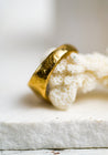 Brass Swell Ring | Water Sand Stone