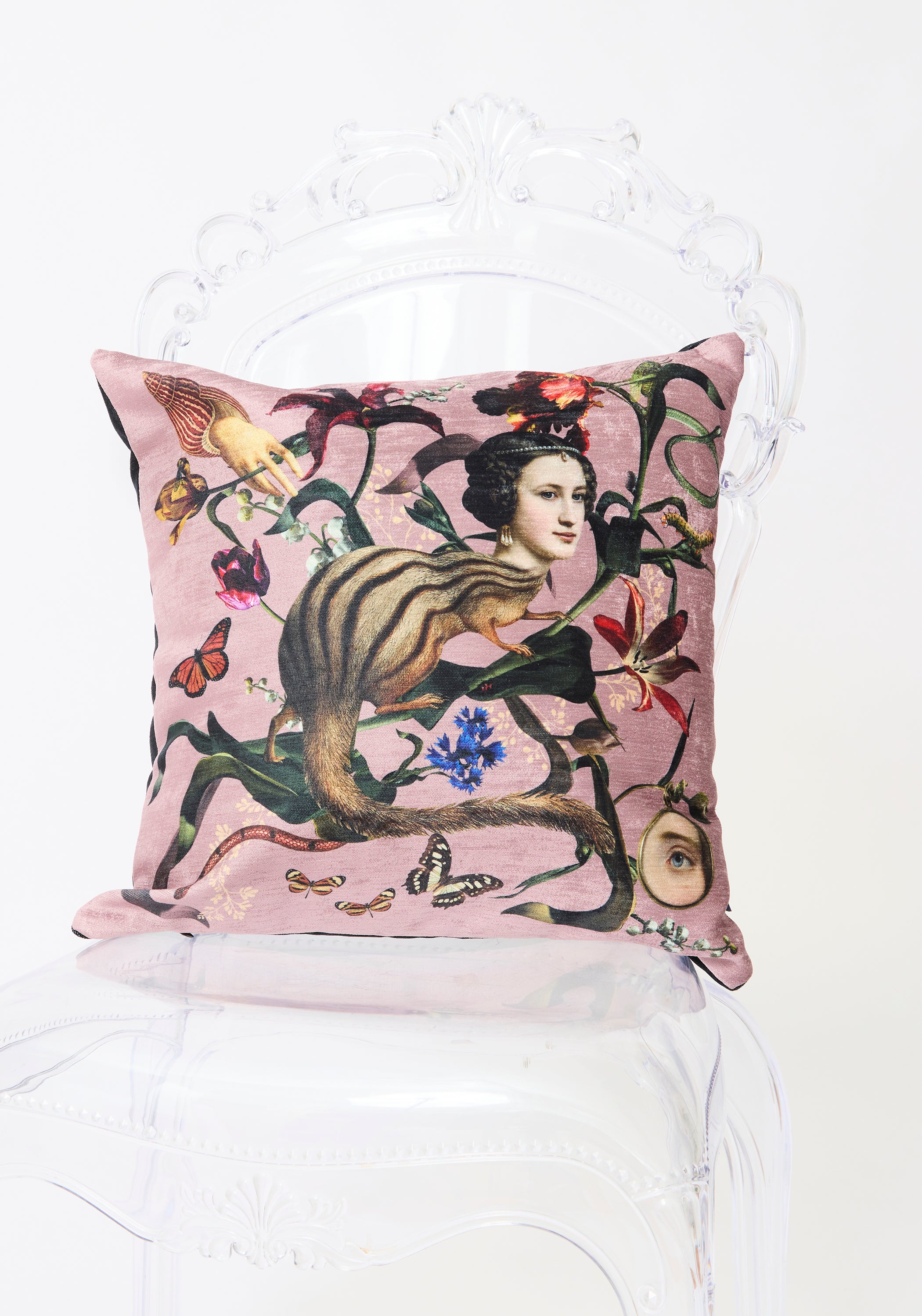Rosewood Bulba Animals Velvet Pillow - December Thieves