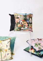 Taupe Thai Velvet Pillow - December Thieves
