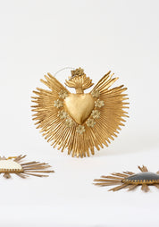 Sunburst Flame Floral Milagro Heart - December Thieves