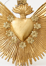 Sunburst Flame Floral Milagro Heart - December Thieves