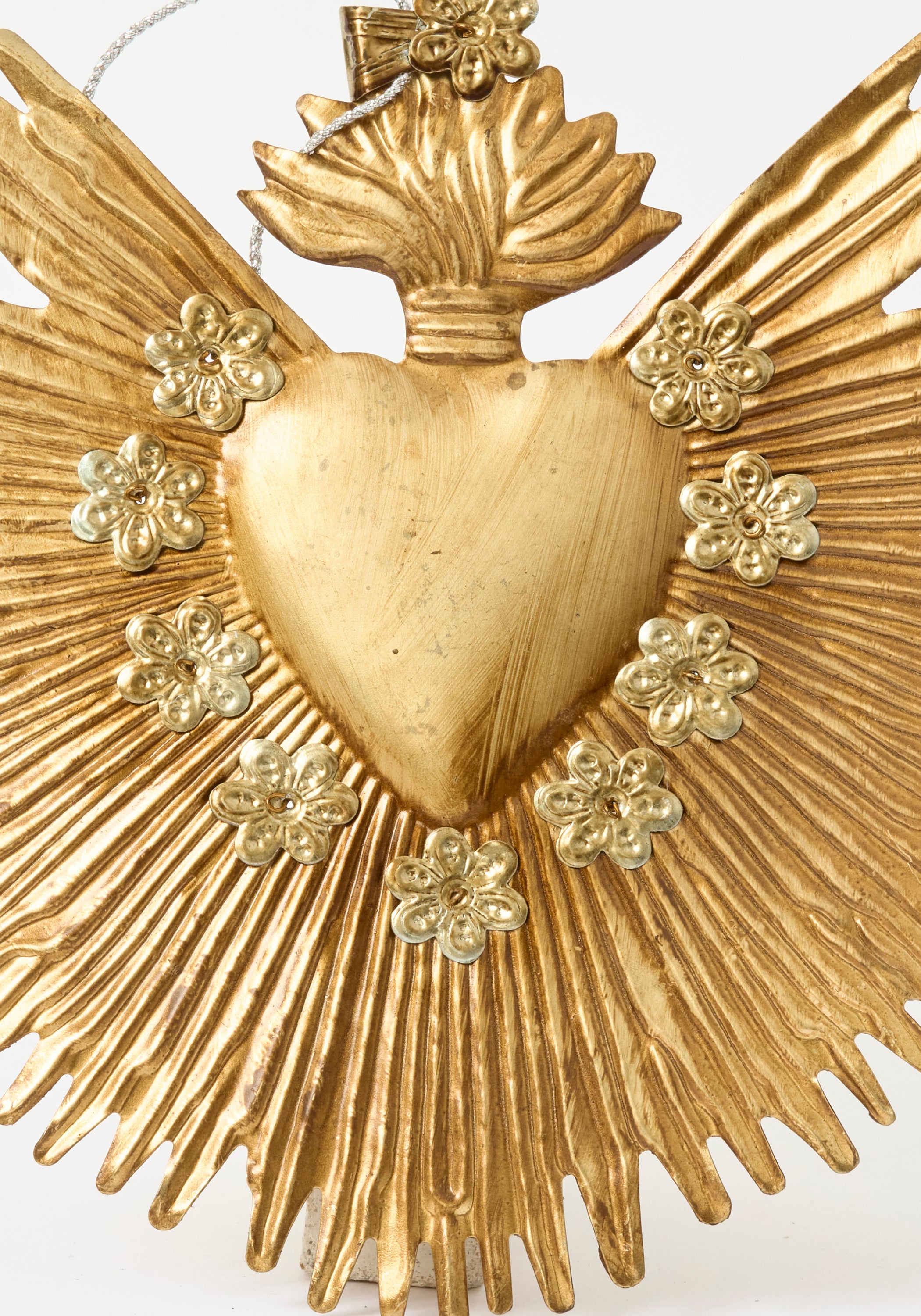 Sunburst Flame Floral Milagro Heart - December Thieves