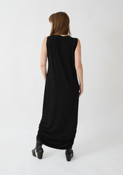 Matte Jersey Ruched Tank Dress