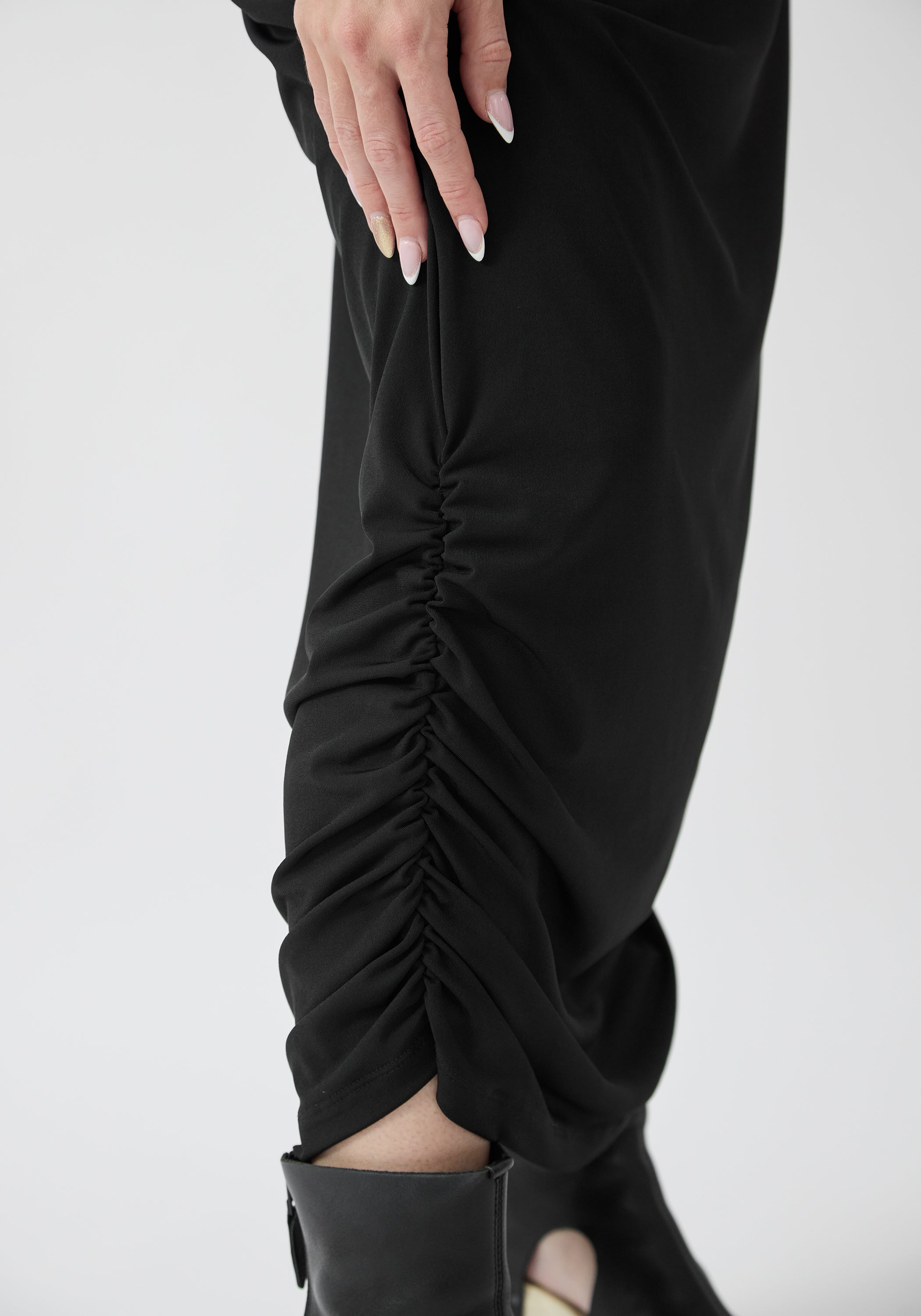 Matte Jersey Ruched Tank Dress