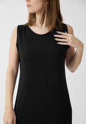 Matte Jersey Ruched Tank Dress