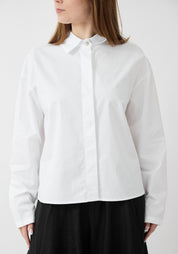 Asymmetric Swing Back Cotton Blouse - December Thieves