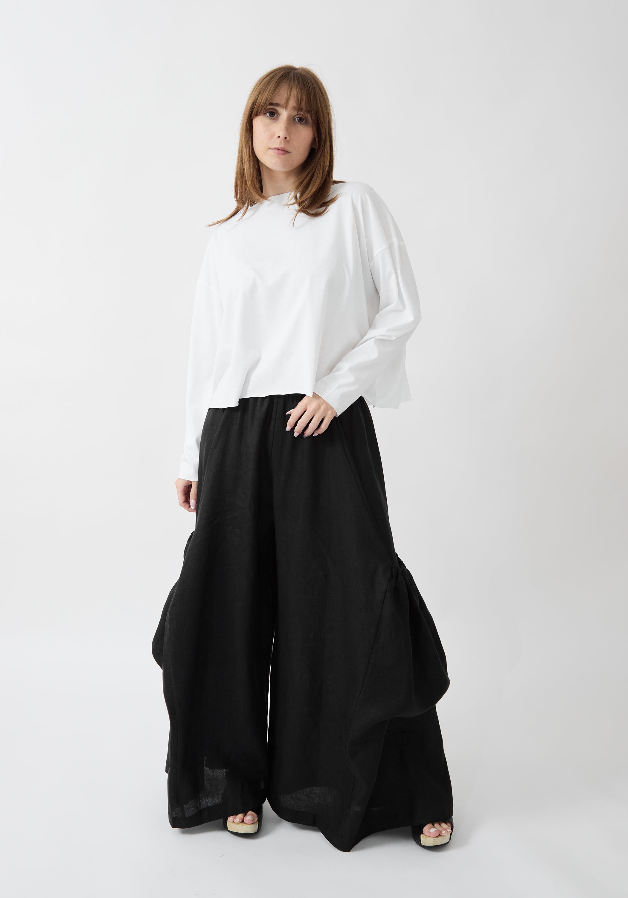 Cropped Drop Shoulder T-Shirt