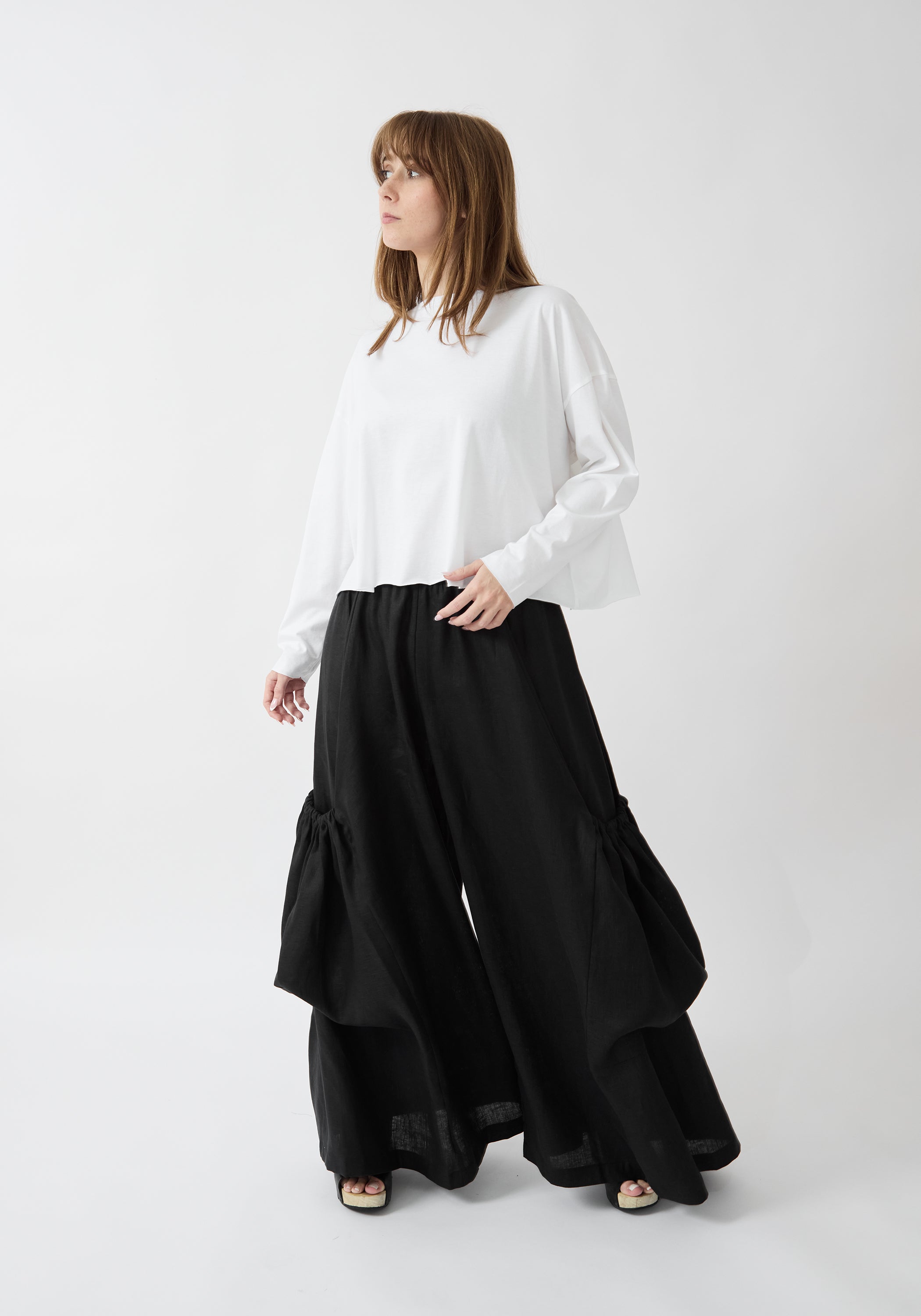 Linen Big Pocket Pants