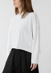Cropped Drop Shoulder T-Shirt