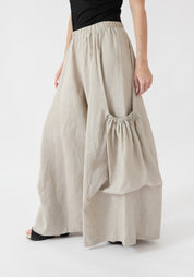 Linen Big Pocket Pants