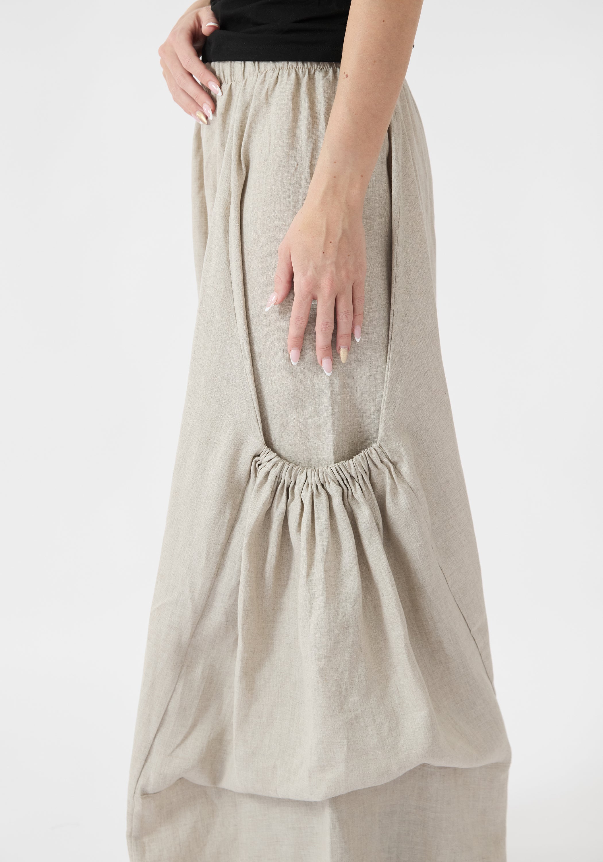 Linen Big Pocket Pants