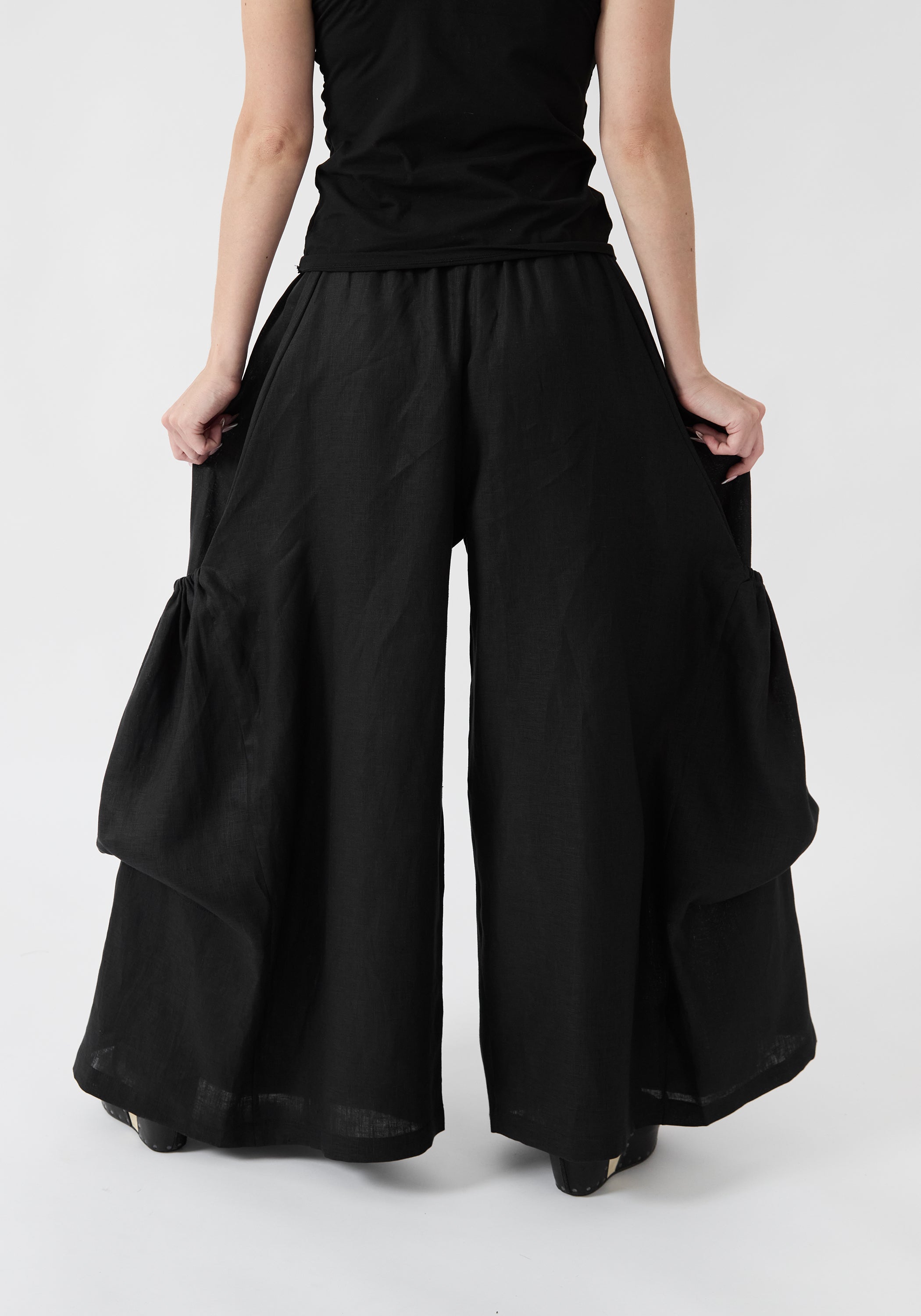 Linen Big Pocket Pants