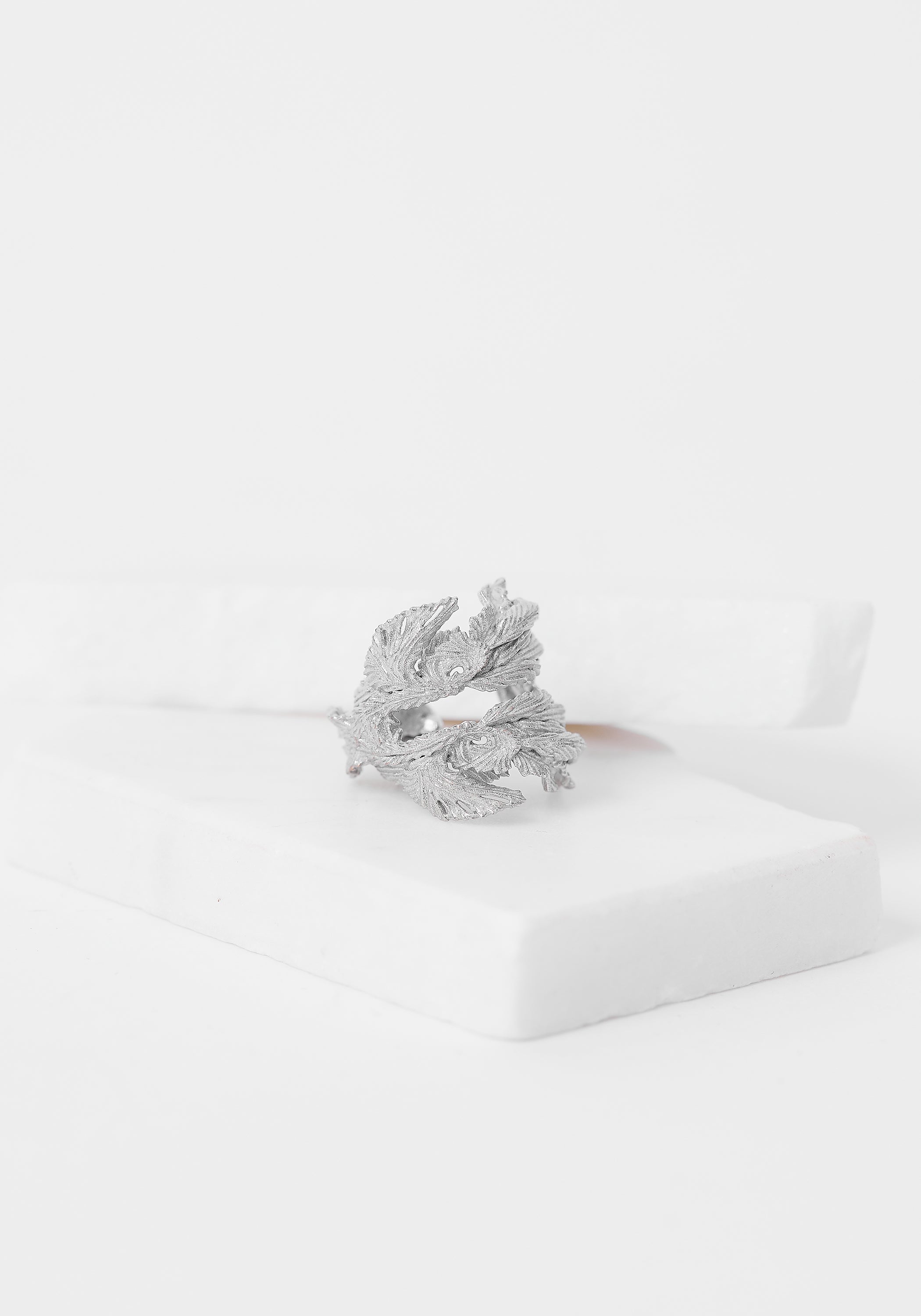 Plated Doubled Acanthus Ear Cuff