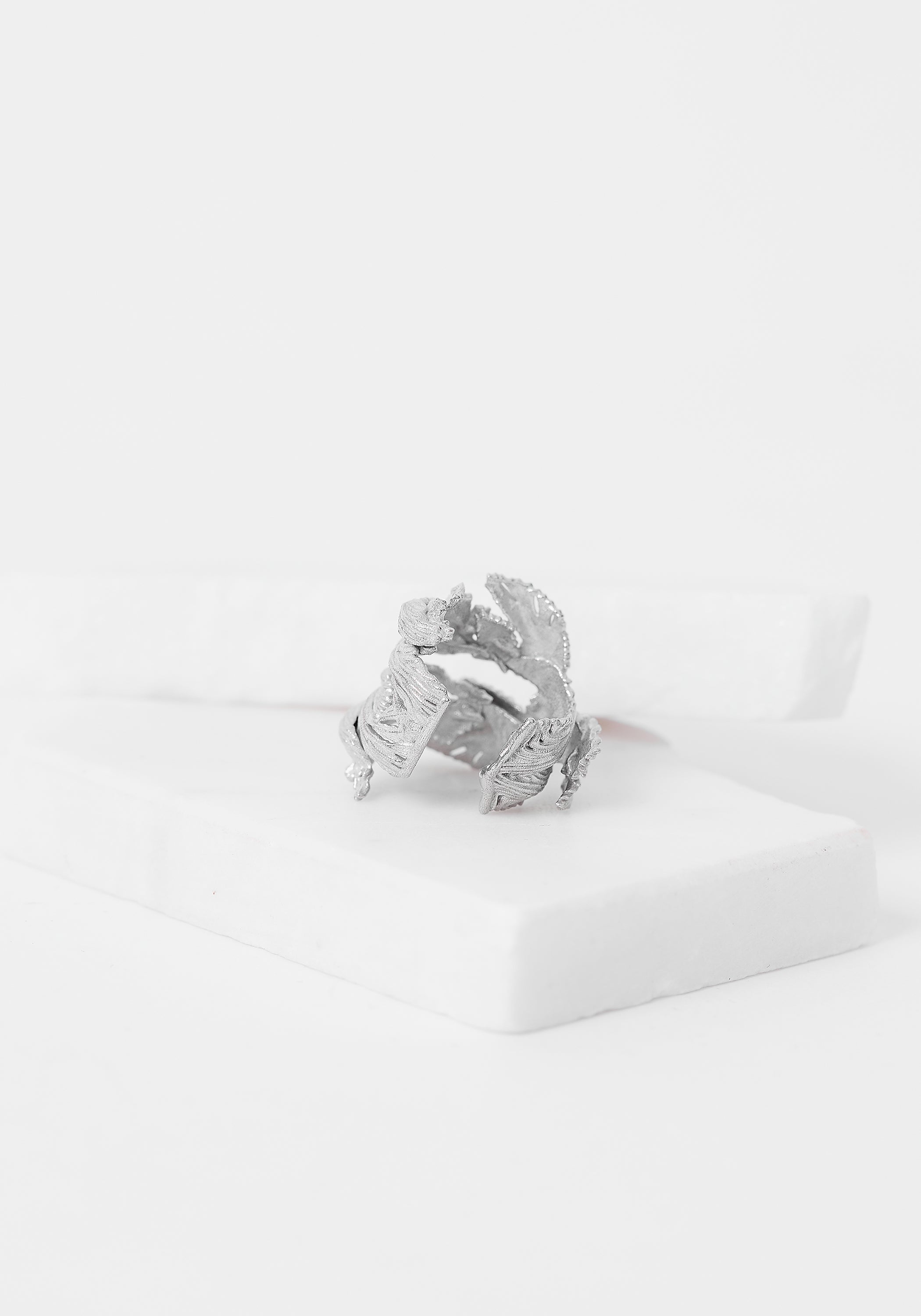 Plated Doubled Acanthus Ear Cuff