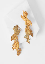 Plated Acanthus Earrings