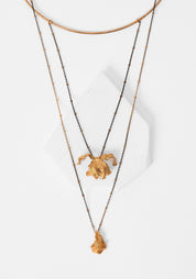 Gold Plated Jasmine Choker/Necklace