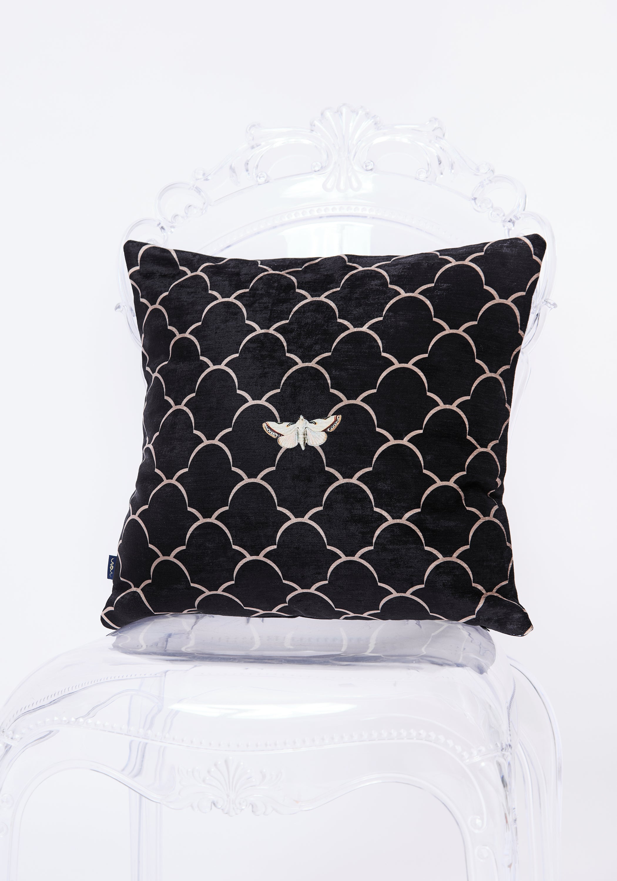 Red Jungle Velvet Pillow
