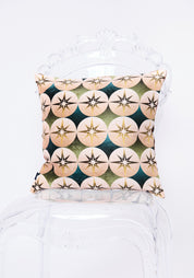 Mocha Snail Velvet Pillow