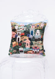 Blue Thai Velvet Pillow