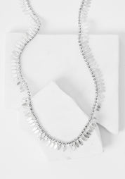Sterling Silver Tabs Necklace