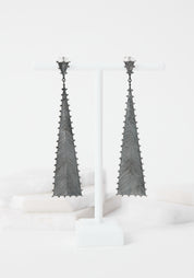 Going High Oxidized Sterling Earrings