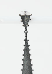 Going High Oxidized Sterling Earrings
