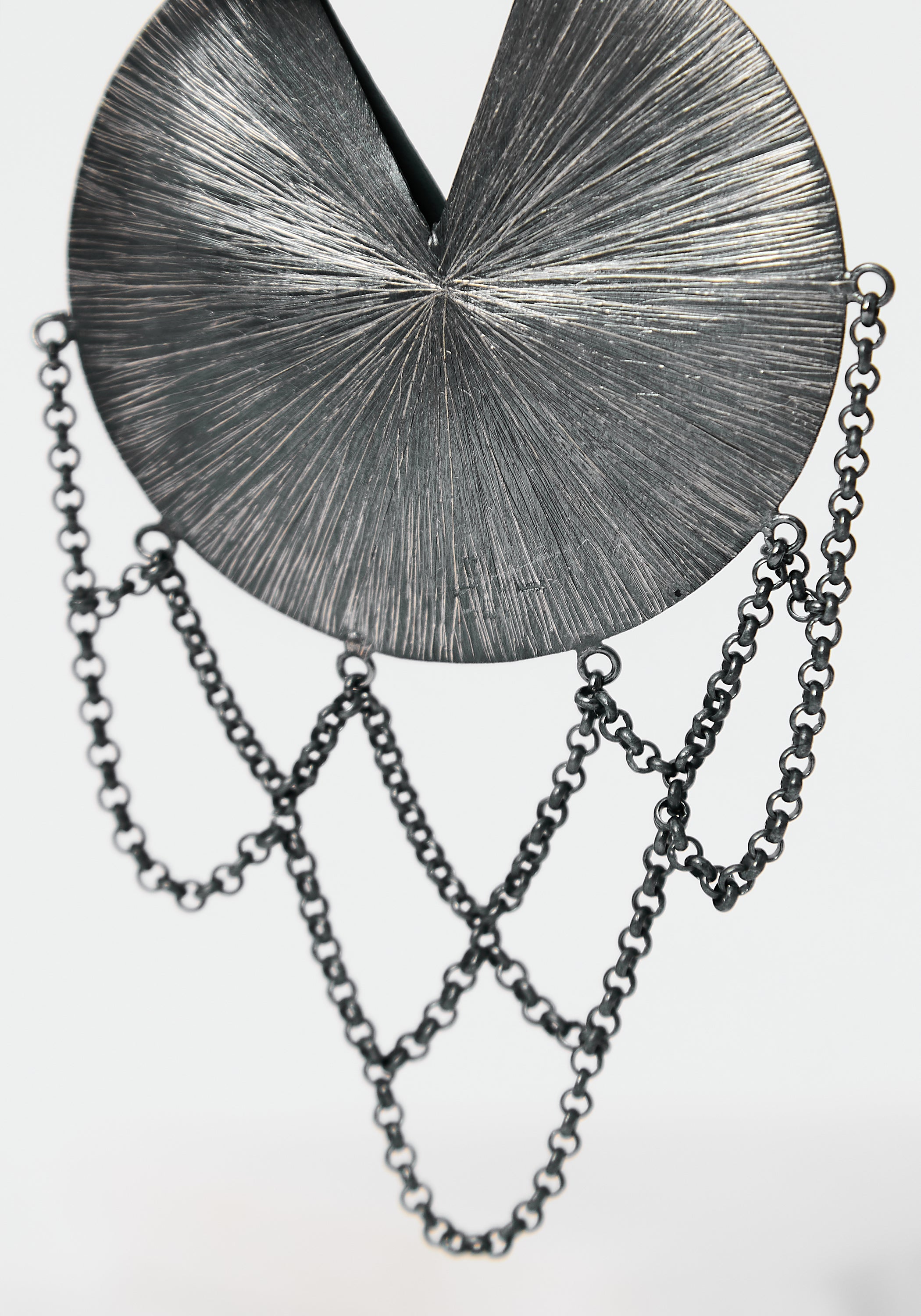 Arches Oxidized Sterling Earrings