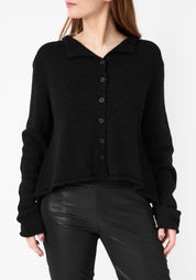 Oversized Drop Shoulder Knit Cardigan
