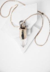 Quartz Point Trade Beads Necklace