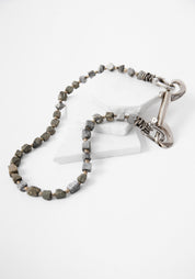 Pyrite and Stainless Chain Necklace