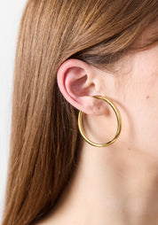 Gentry Gold Tone Stainless Steel Large Earcuff