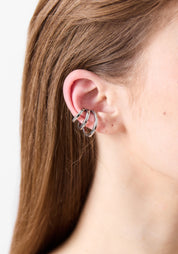 Ridley Stainless Steel Tiered Earcuff