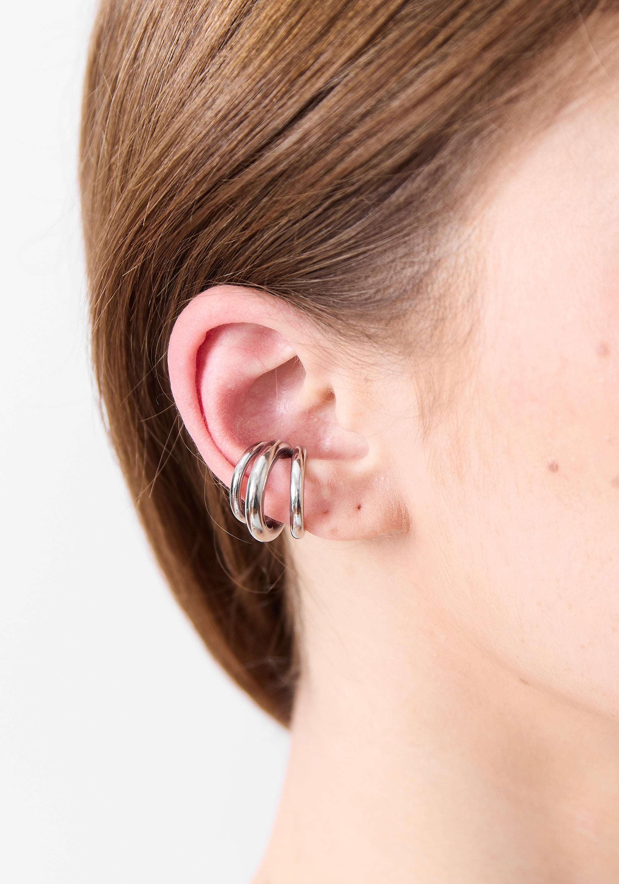 Apex Stainless Steel Layered Earcuff
