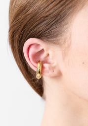 Big Bowie Gold Tone Stainless Steel Earcuff