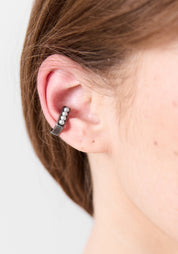 Kira Stainless Steel and Cultured Pearls Earcuff