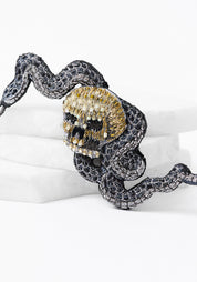Serpent's Crown Embroidered Pin