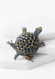 Pond Turtle Embroidered Pin