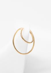 Lou Gold Tone Stainless Steel Tiered Earcuff