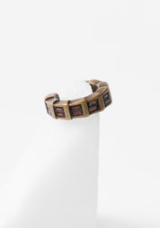 Oni Vintage Gold Tone Stainless Steel and Zirconiums Petite Tiered Earcuff - December Thieves