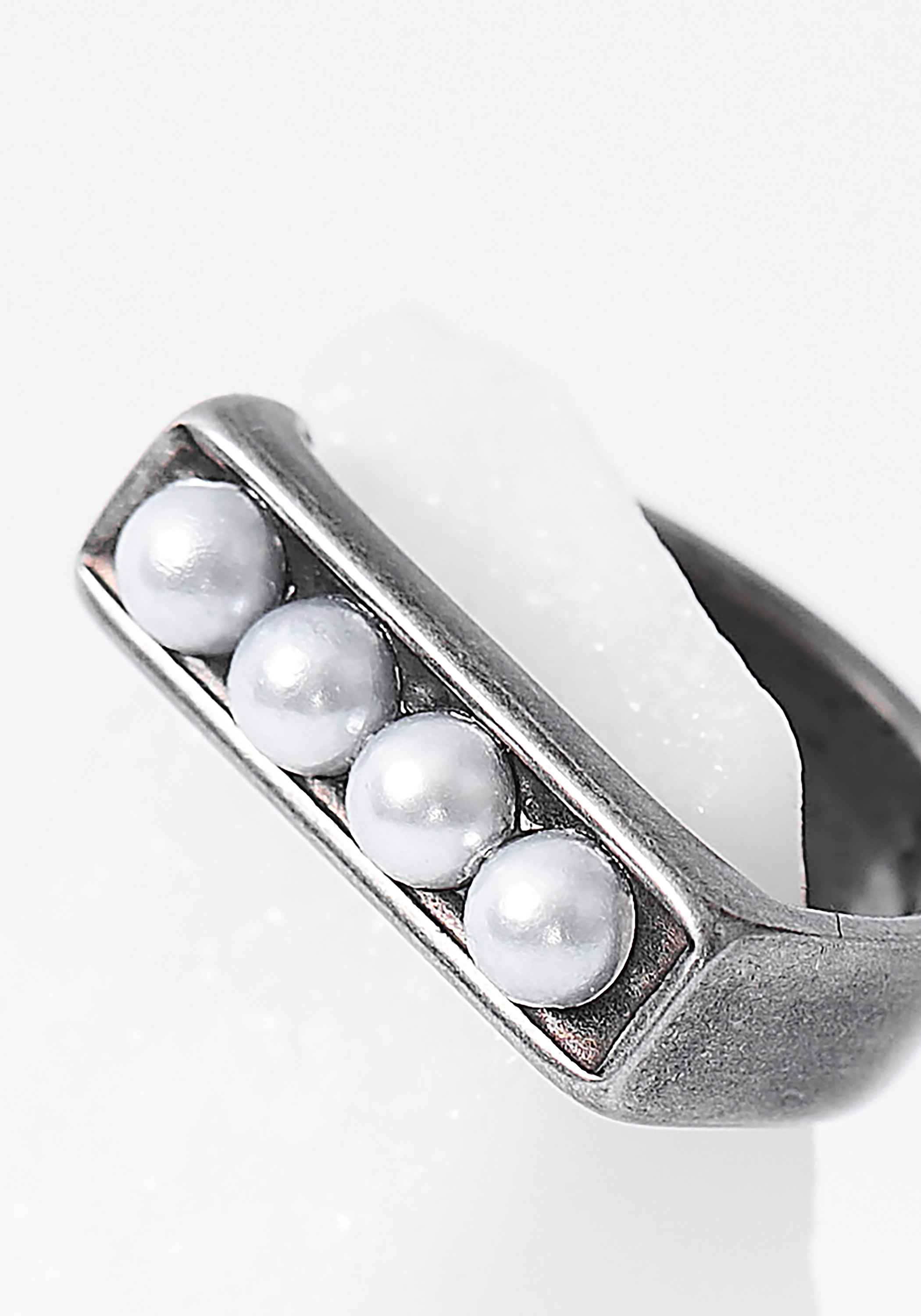 Kira Stainless Steel and Cultured Pearls Earcuff