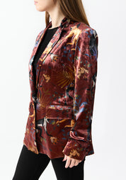 Terracotta Monkey Velvet Blazer - December Thieves