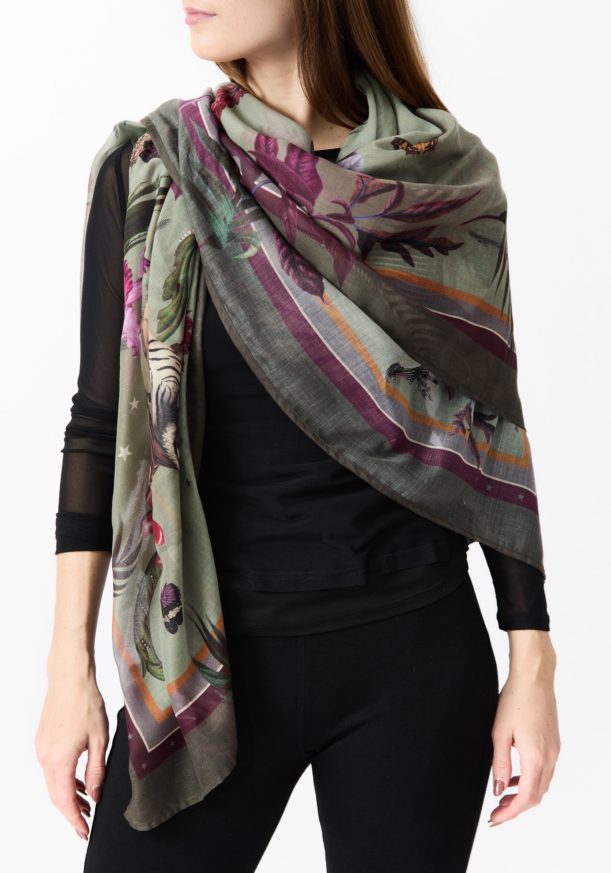 Natura Green Scarf - December Thieves
