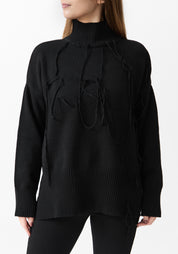 Matar Yarn Detail Cashmere and Wool Blend Pullover