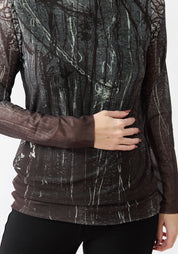 Florence Printed Double Sheer Top - December Thieves