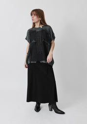 Dorian Hand Painted and Embroidered Wool and Cashmere Pullover