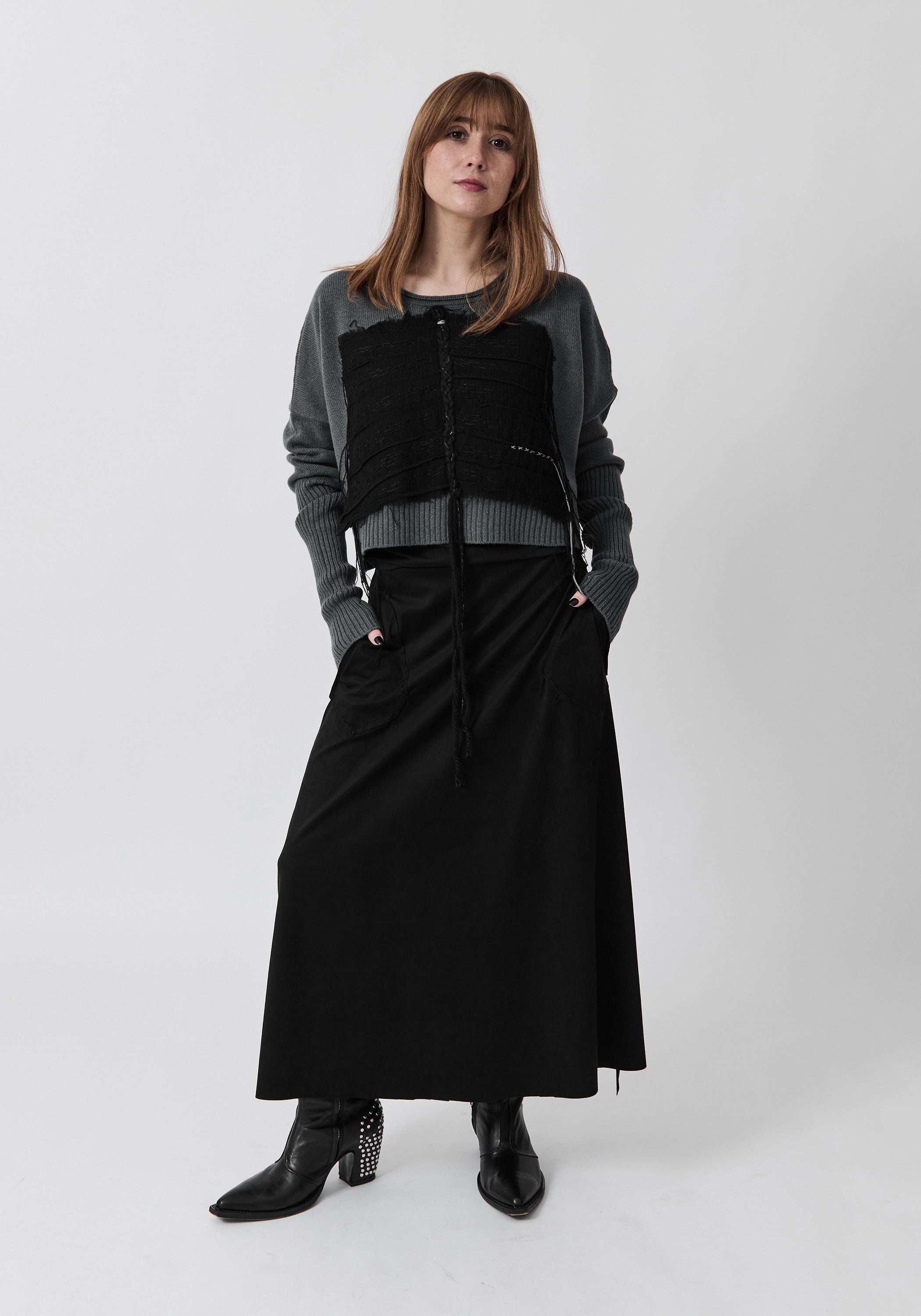 Bina Embroidered Wool and Cashmere Pullover