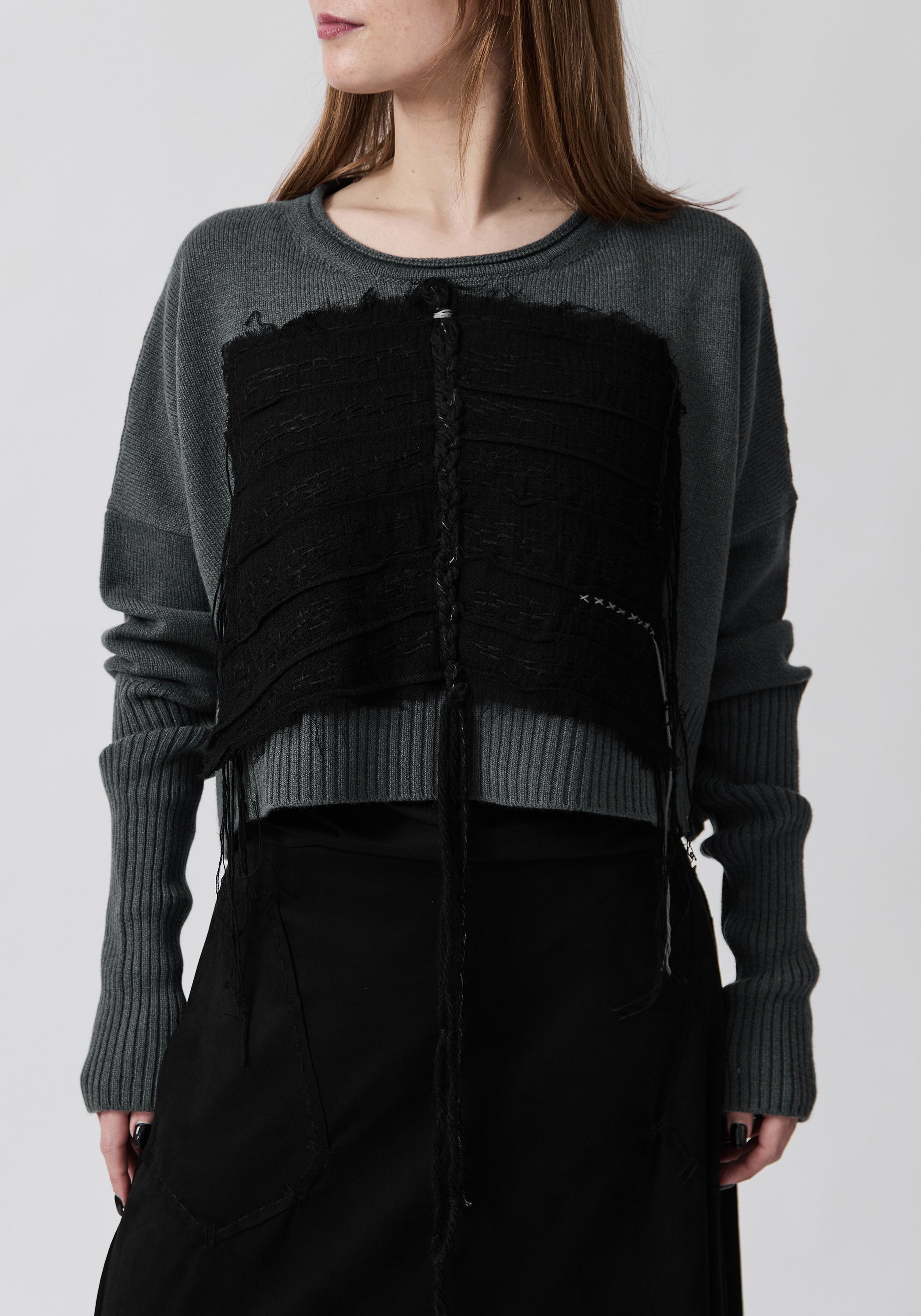 Bina Embroidered Wool and Cashmere Pullover
