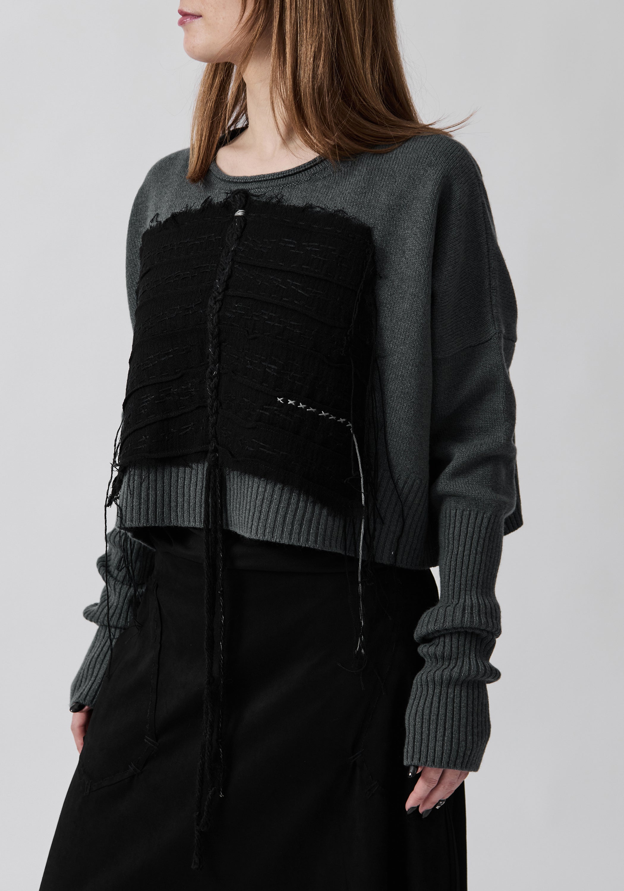 Bina Embroidered Wool and Cashmere Pullover